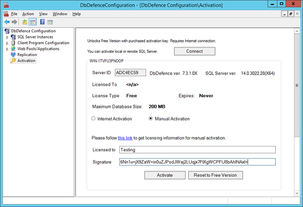 registration details copied